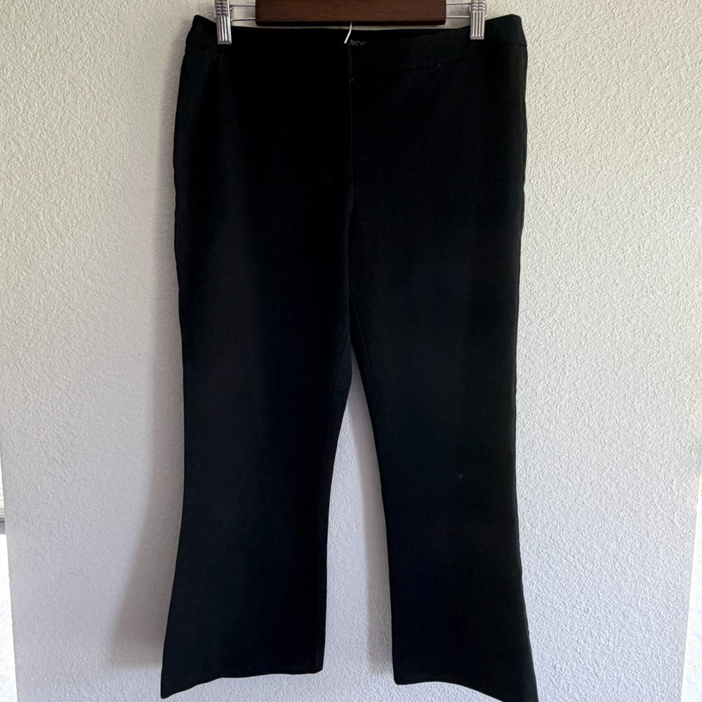 Rachel Zoe Black Career Dress Pants Stretch Office Business Women Size 6 cropped